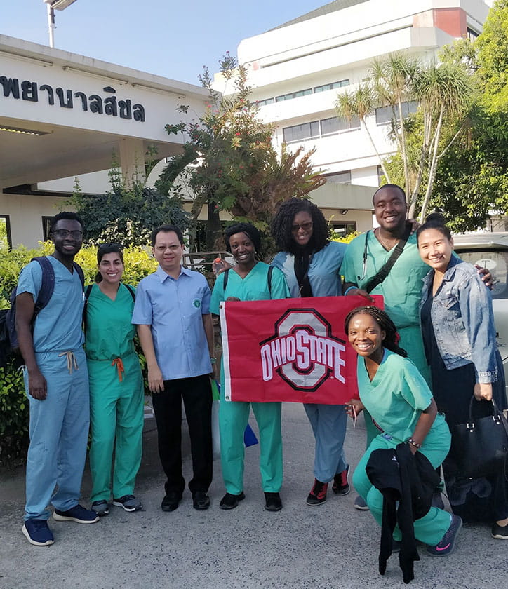 OSU team in Thailand