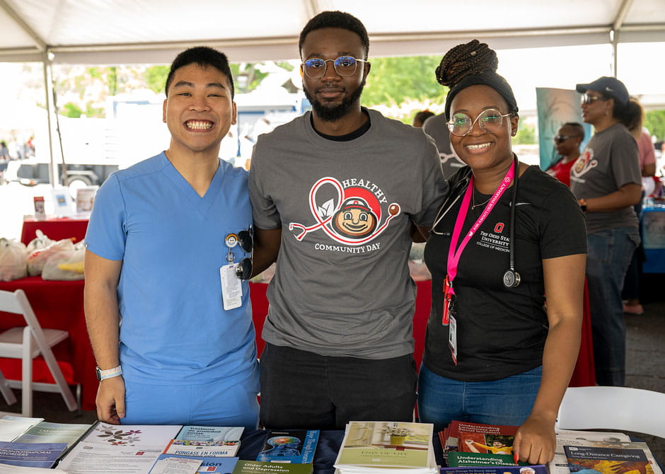 Group of medical students at Healthy Community Day