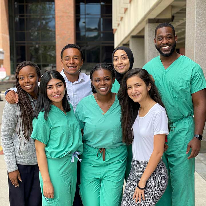 Group of medical students