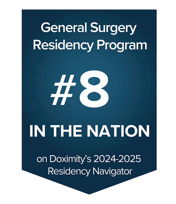 General Surgery Doximity rating. 