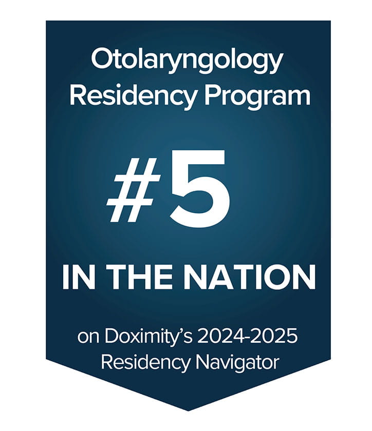 Otolaryngology Doximity rating. 