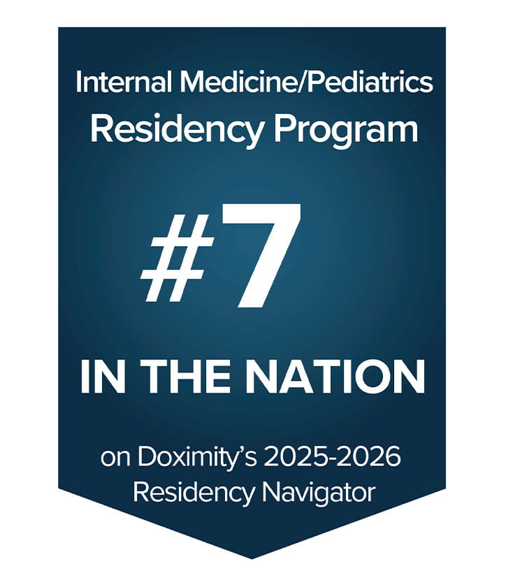 Internal Medicine and Pediatrics Doximity rating