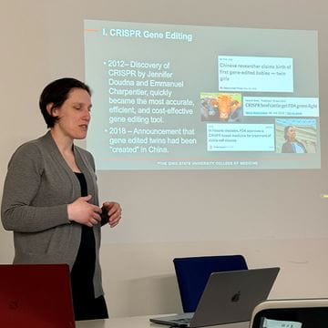 Naomi Scheinerman presents "AI Genetics and Genomics: Charting its Ethical and Political
Trajectory”.