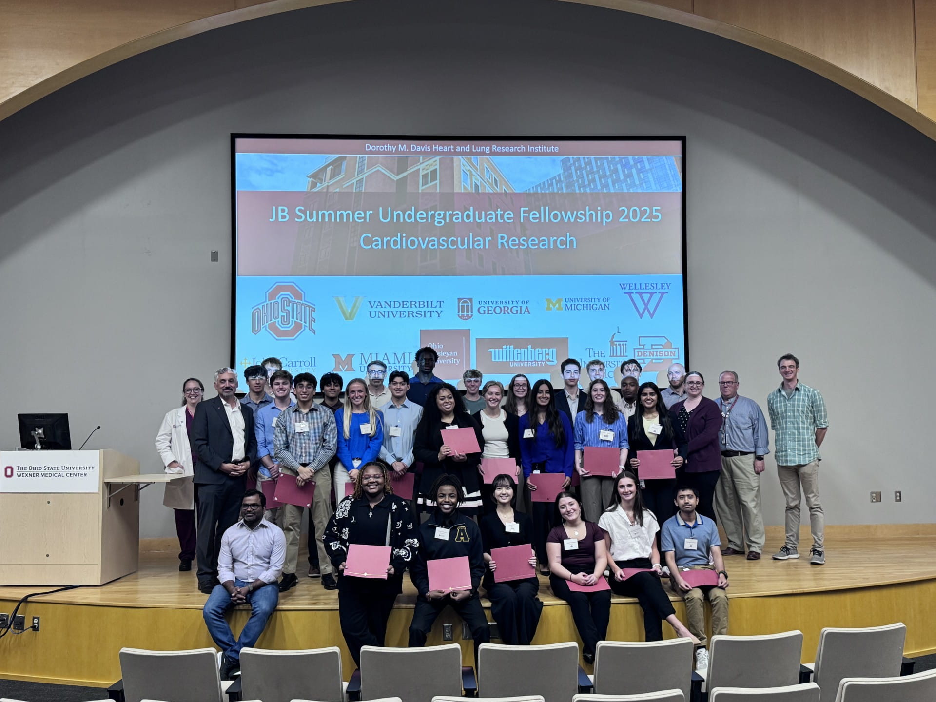 Summer Undergraduate Fellows Group Photo