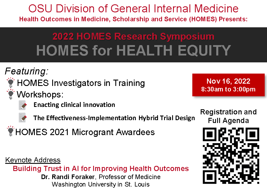 HOMES symposium flyer
