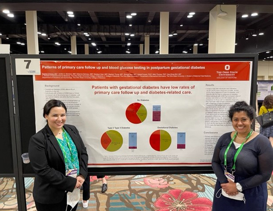 PCR Fellow Dr. Rachel D'Amico and PCR associate director Dr. Seuli Brill