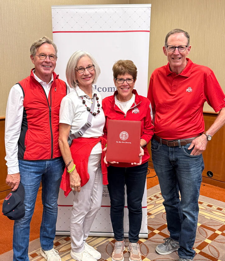 Dr. Bob Chambers with Donors Fogarty family