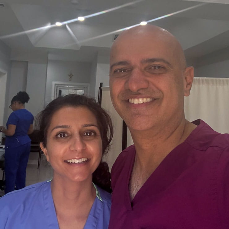 Drs pose for a selfie