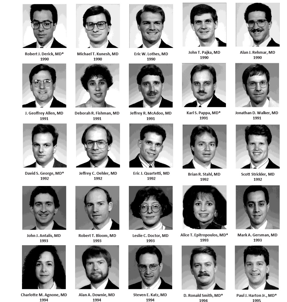 resident graduation photos '1990s
