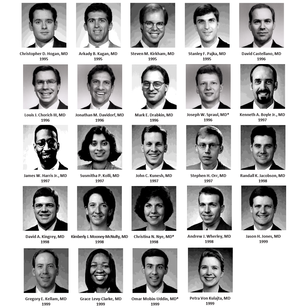 resident graduation photos '1990s