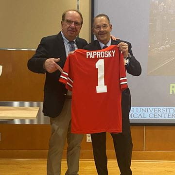 paprosky with OSU jersey