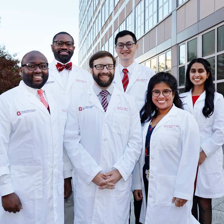 Chief residents within Ohio State’s Department of Surgery