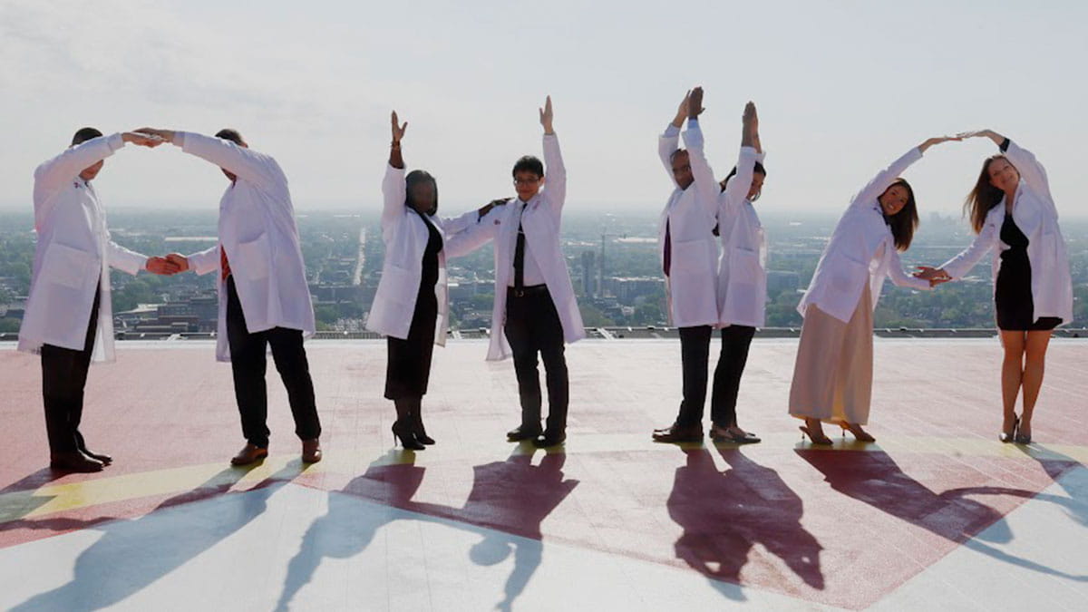 Surgery residents group photo