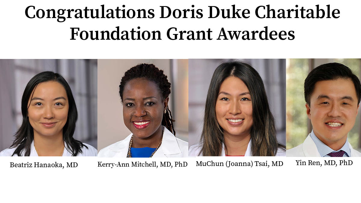 Doris Duke Charitable Foundation awardees