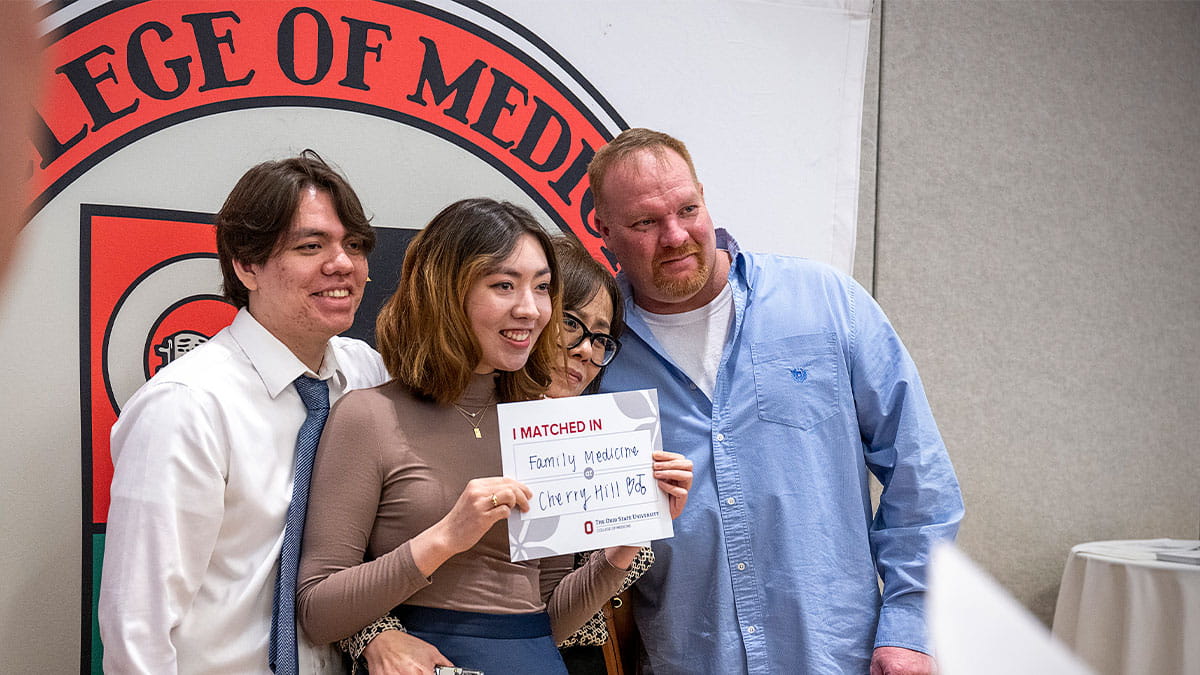 Ohio State celebrates medical residency match day at the Ohio Union