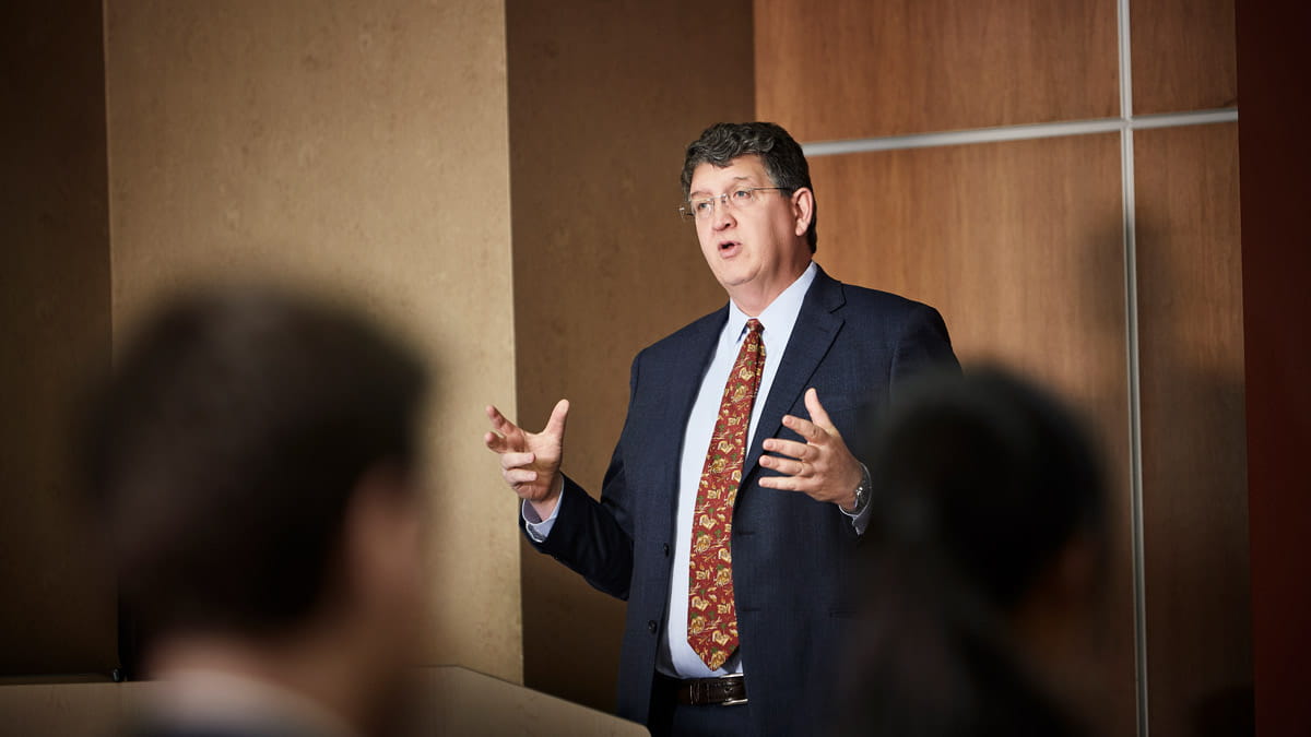 Dr. Rocco speaking at an event