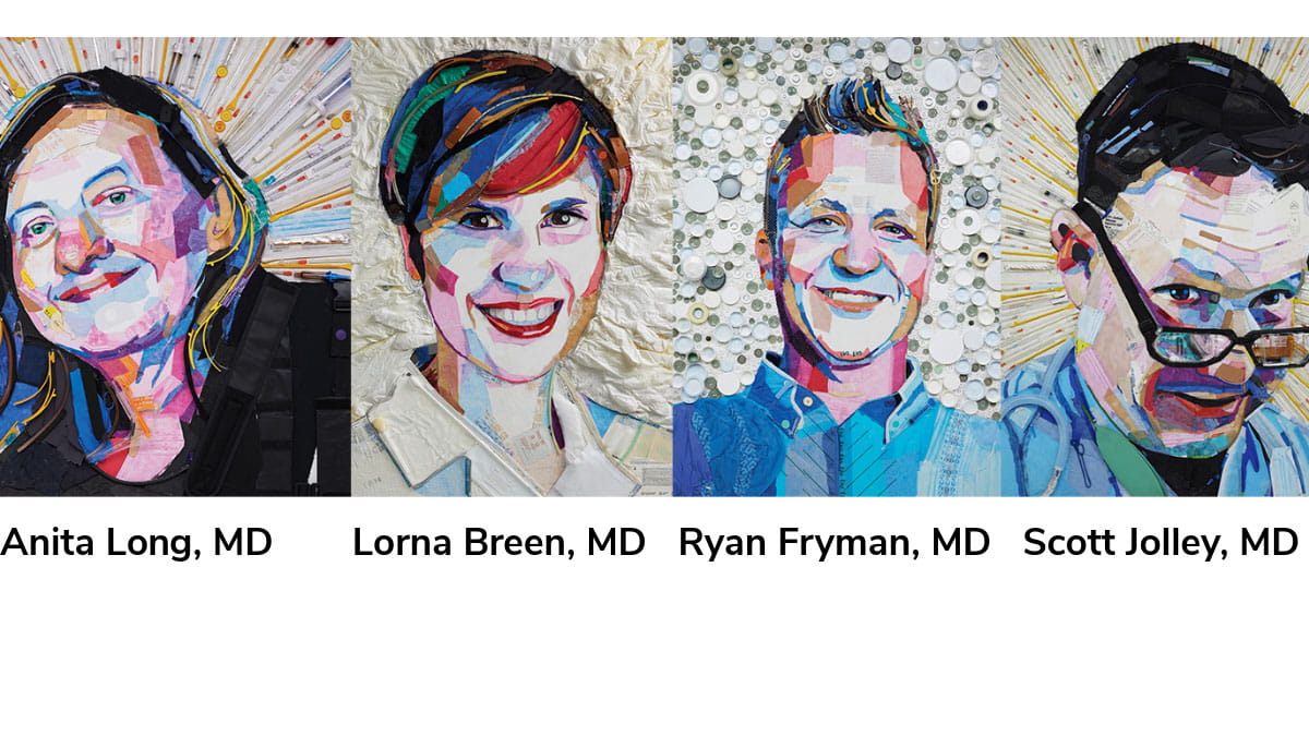 Anita Long, Lorna Breen, Ryan Fryman, Scott Jolley
