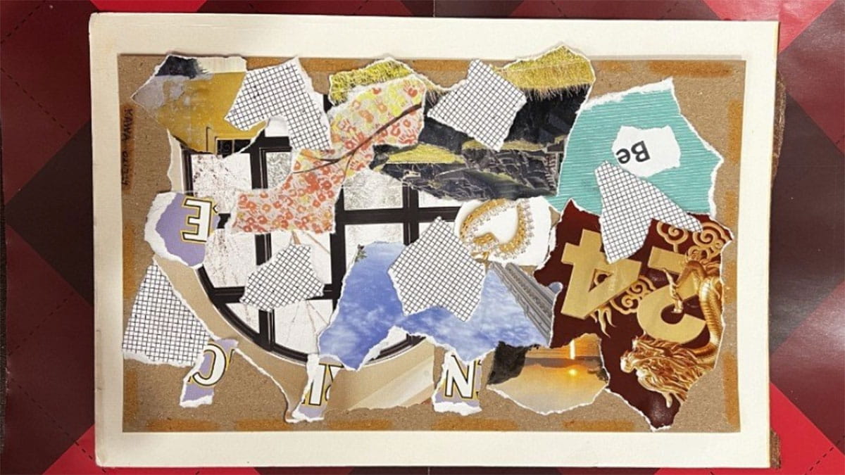 Art collage piece by Ka Wa Berman