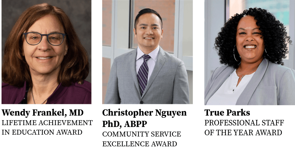 Dean's Excellence Award winners