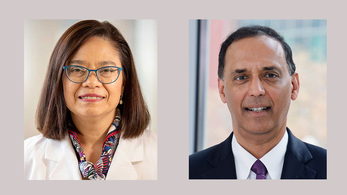 Headshot image of Ginny Bumgardner and Rama Mallampalli