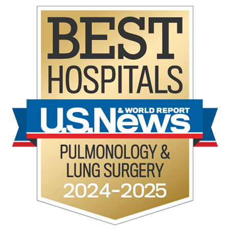 Pulmonolgy and Lung surgery USNWRbadge