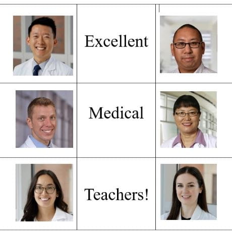 Excellent medical teachers in General Internal Medicine