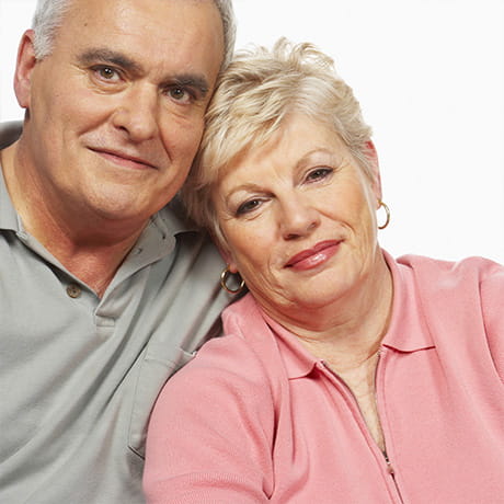 Man and woman comfort each other