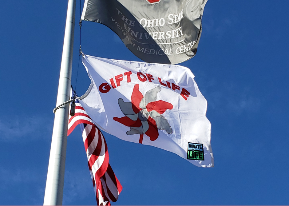 Gift of life flag