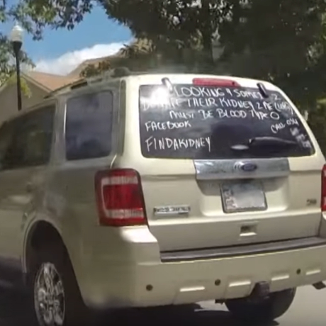 08 Bexley Mans Car Window Plea for Kidney Pays Off 460x460